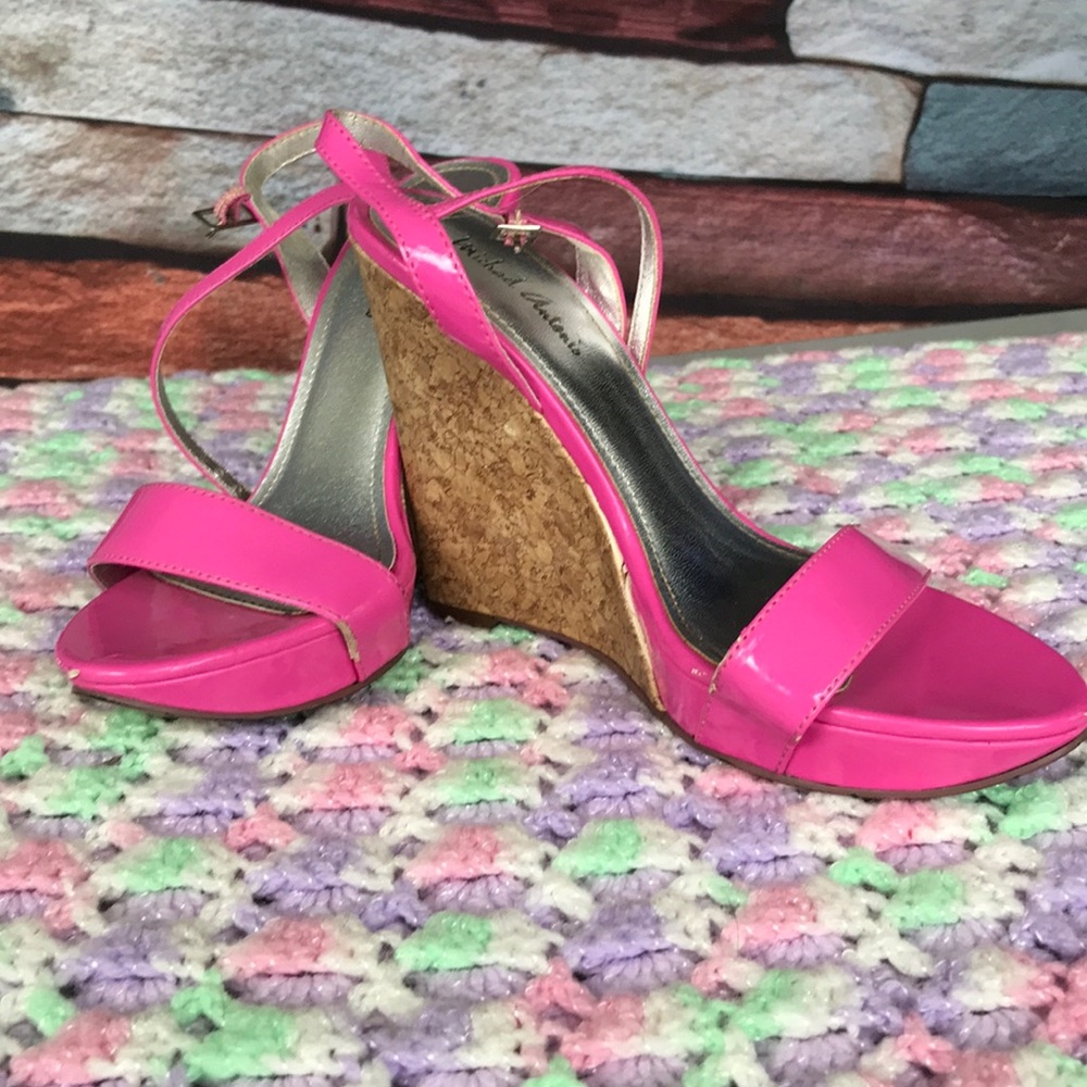 Pink Wedge Heels